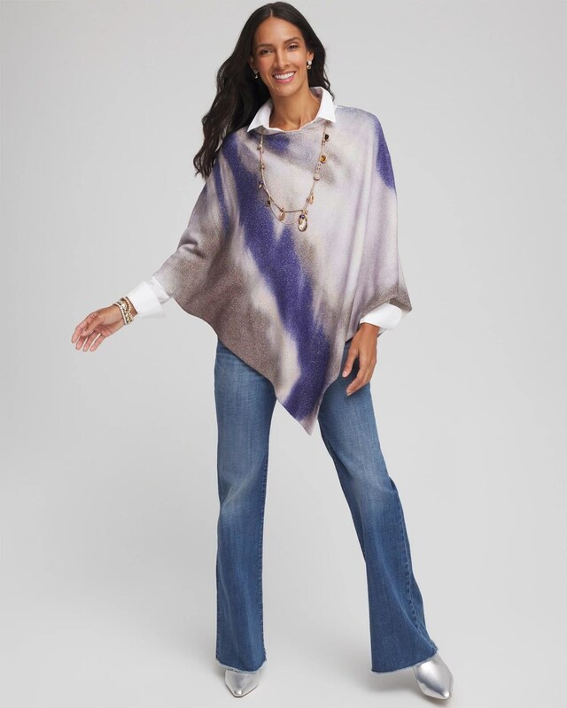 Convertible Knit Poncho - image 2